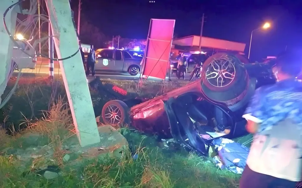 Tragischer autounfall in buriram frau stirbt nach zusammenstoss mit strommast 10b2d962