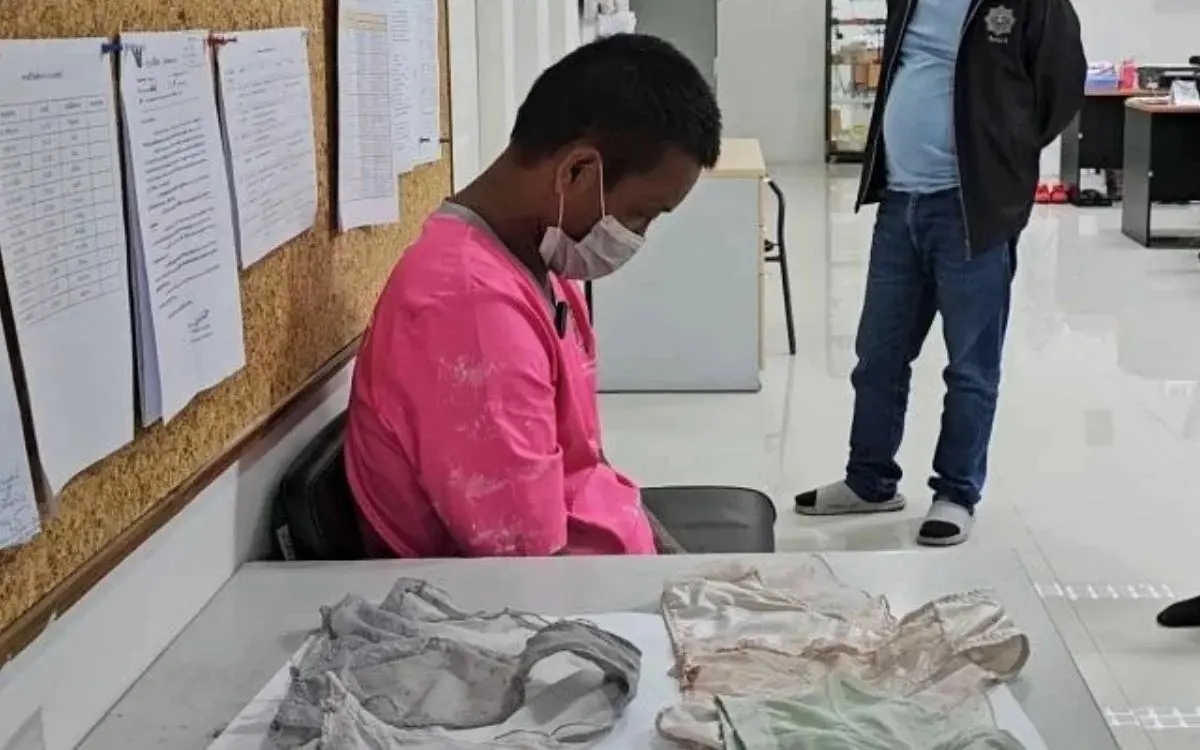 Unterwäsche-Dieb in Nonthaburi: Sanit Cherdchoo stiehlt 12 Paar Damenhöschen – Polizei schlägt zu – Video