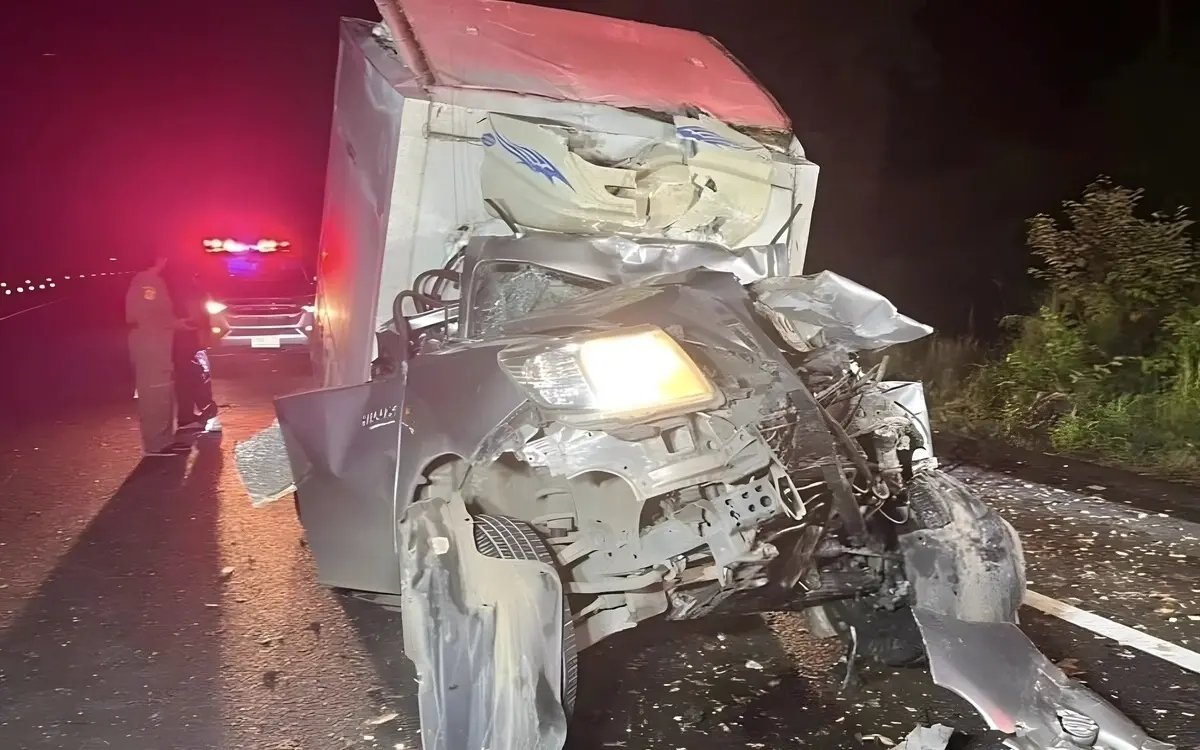 Verheerender unfall auf highway 21 fahrer stirbt bei zusammenstoss mit lkw pickup prallt gegen f1fa0a58