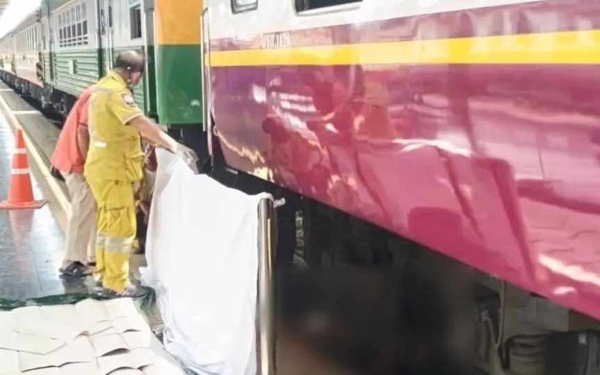 Zugunglueck am bahnhof bangkok ein toter ein schwerverletzter 31f8726b