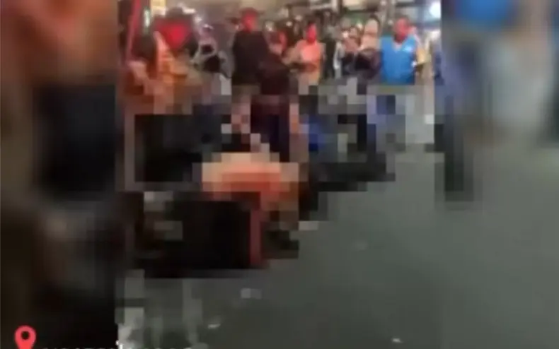 Betrunkene Touristen prügeln Thai-Frau (Video)