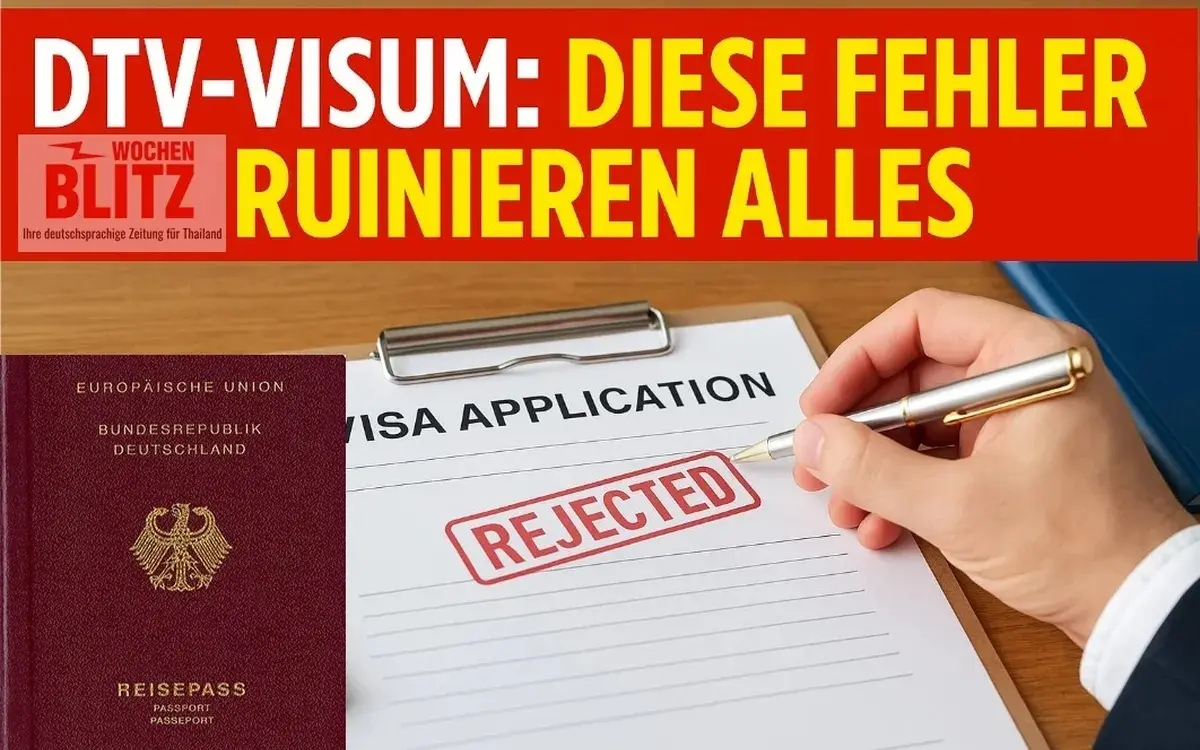 DTV-Visum: Diese Fehler ruinieren alles