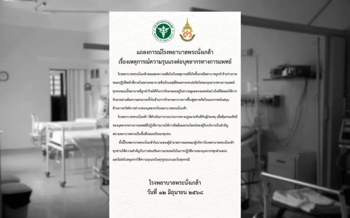 Klinik-Terror in Nonthaburi: Patient greift an