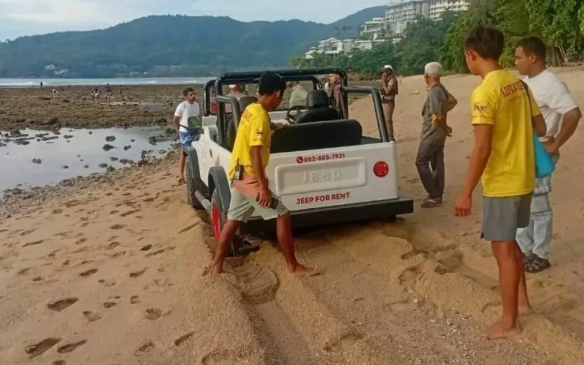 Strand-Safari: Tourist Angeklagt – 5.000 Baht Strafe (Video)