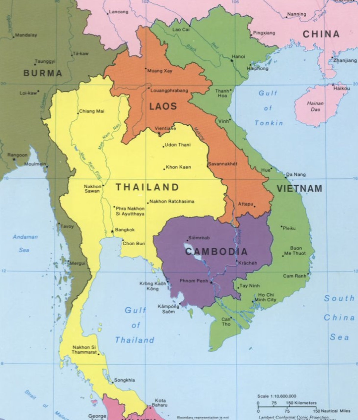 Zwischen Tempel, Reis und Seide: Vier Länder, vier Welten?