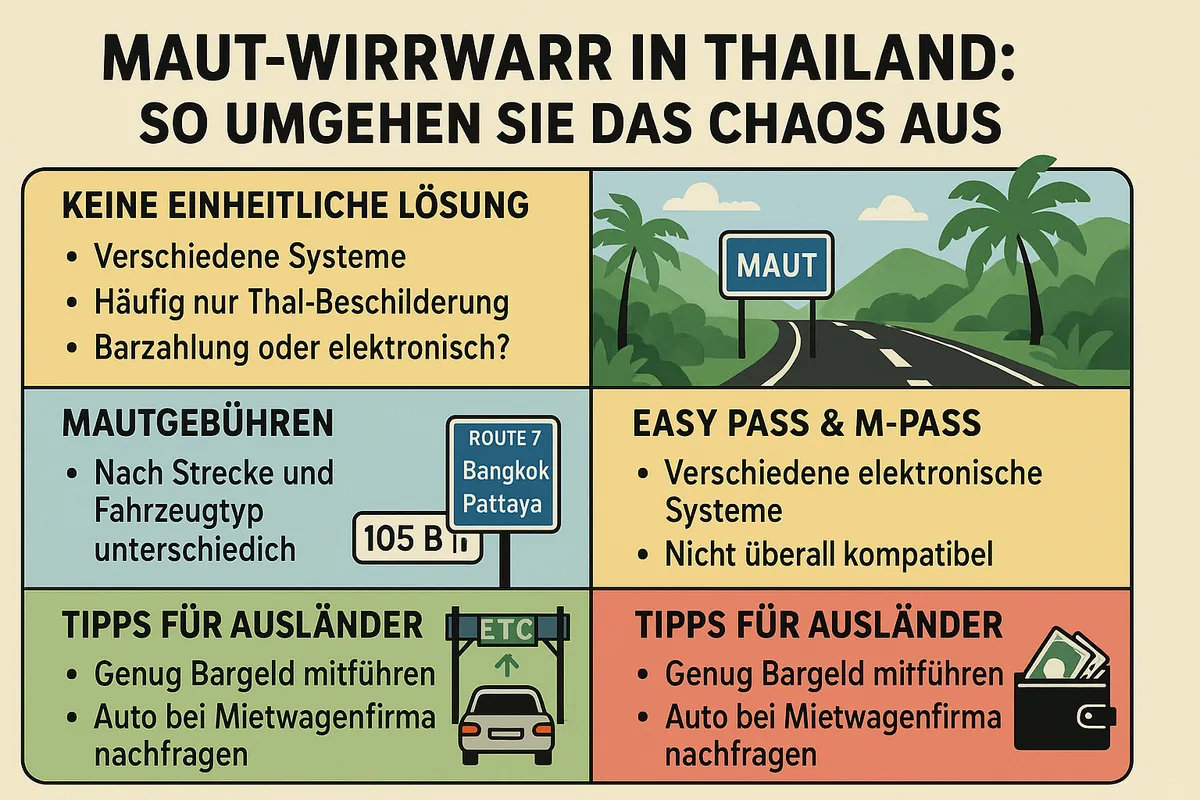 Maut-Wirrwarr in Thailand