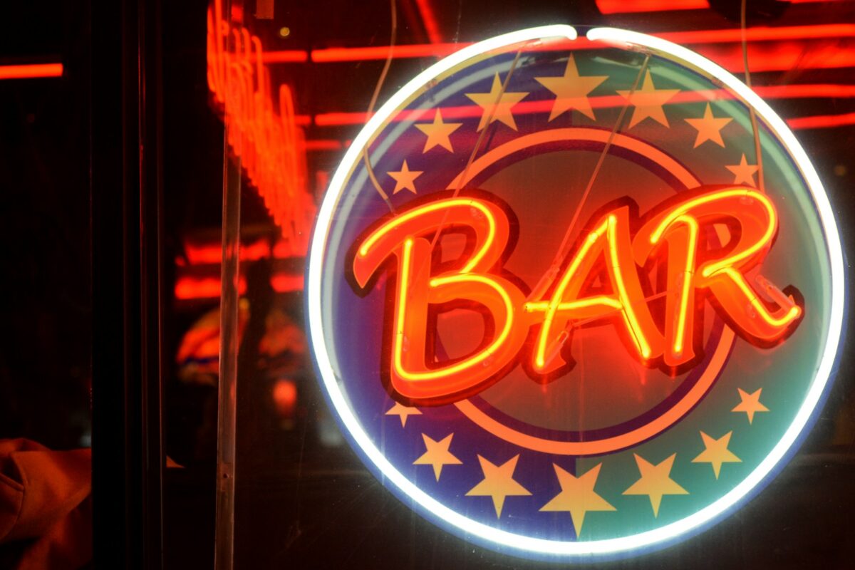 bar signage