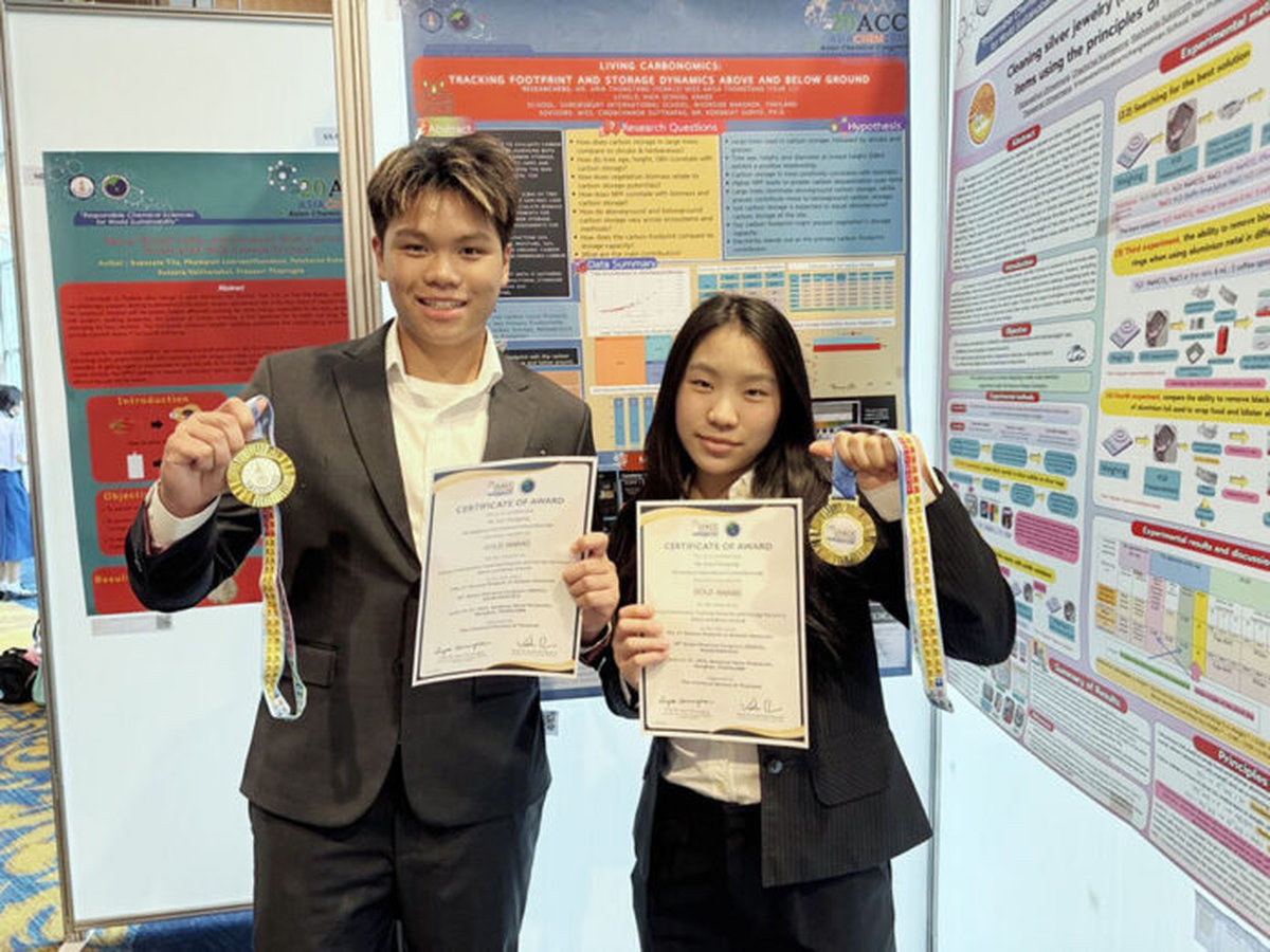 Geschwister-Duo begeistert mit Klima-Forschung – Goldmedaille!