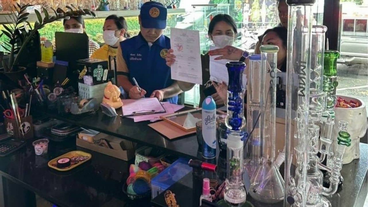 Phuket-Cannabis-Razzia: 7 von 8 Shops illegal