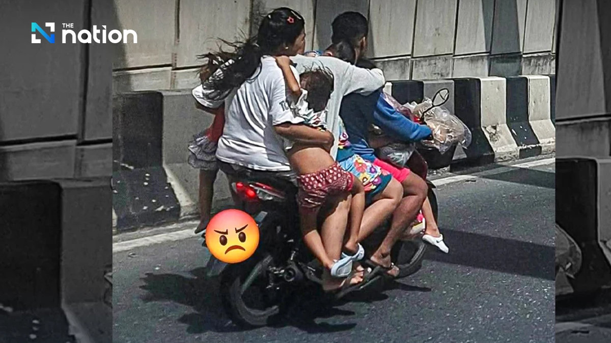 7 Personen auf einem Motorrad: Der schockierende Grund