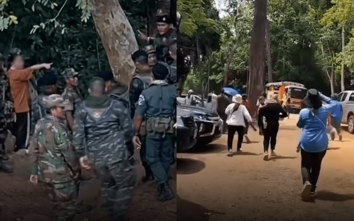 Grenzkonflikt: Touristen evakuiert