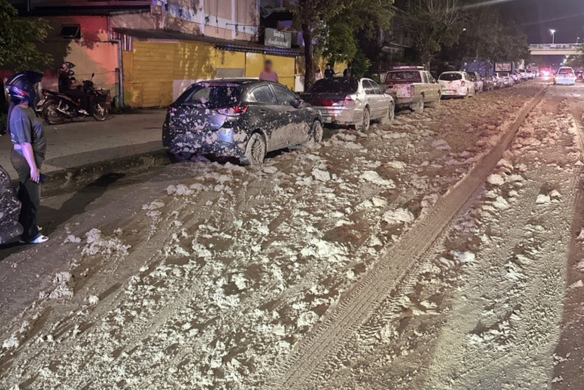 200 Meter voller Matsch