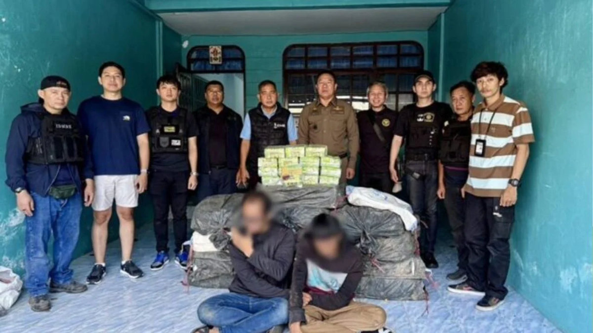 Riesen-Drogenfund: 434 kg Meth in Bangkok sichergestellt