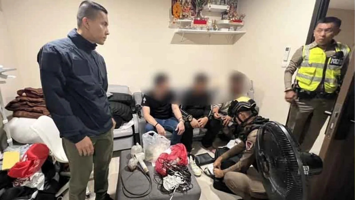 Lachgas und Drogenlabor in Luxus-Apartment