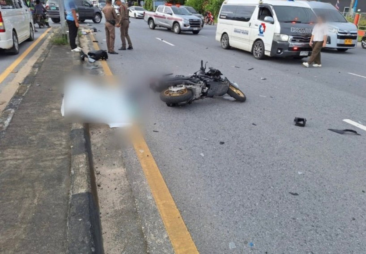 Brite stirbt bei Motorrad-Crash in Phang Nga