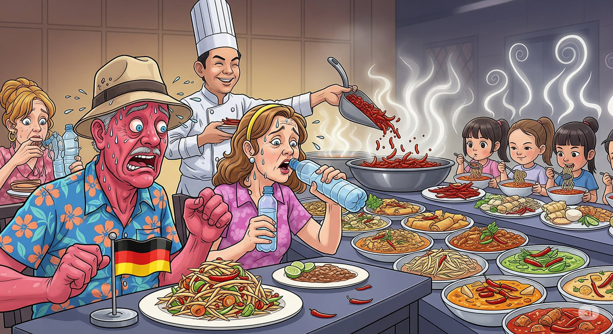 Schweinebauch trifft Somtam: Rentner-Chaos in Thailand!