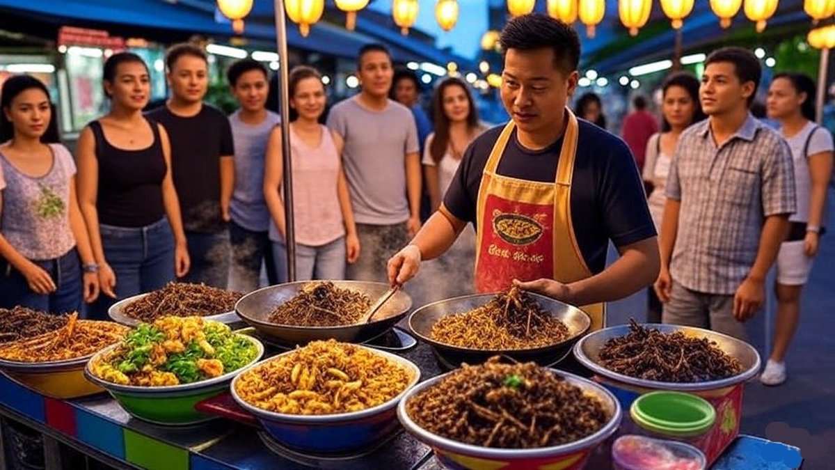 Thailand: Heuschrecken oder Wiener Schnitzel
