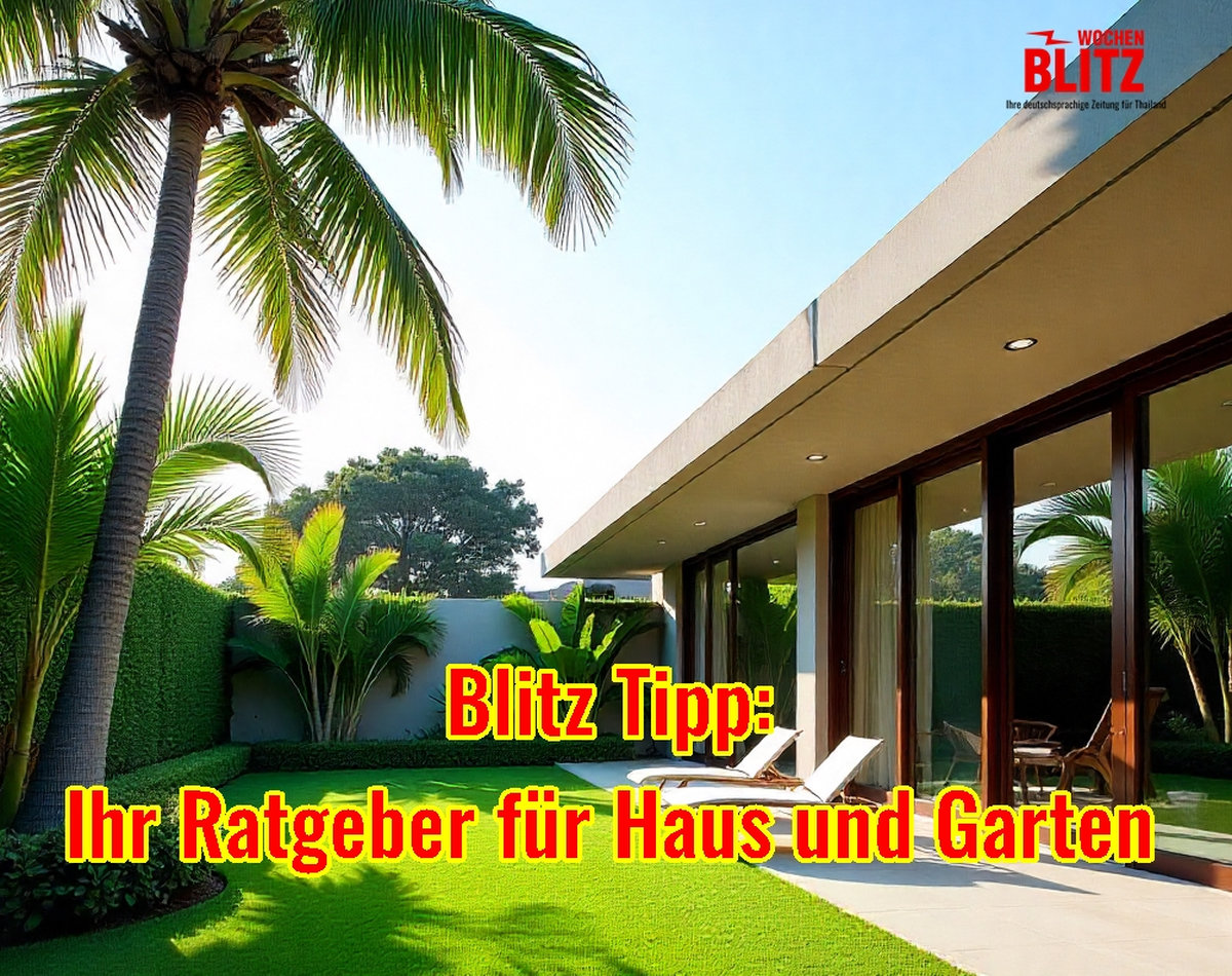 Regenwasser nutzen – so klappt’s in Thailand!