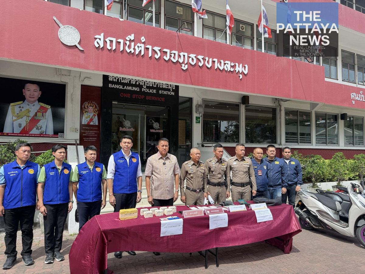 24.000 Pillen und Waffen: Drogenbande in Pattaya gefasst