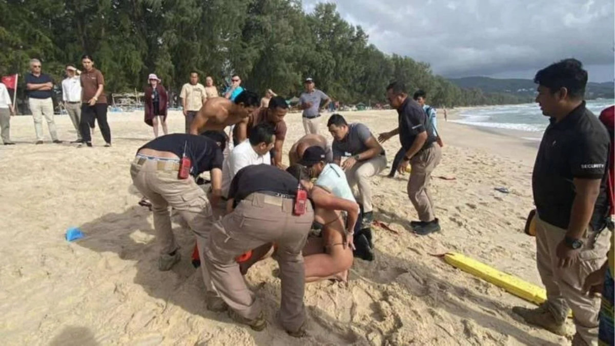 VIDEO: Tourist auf Phuket in letzter Sekunde wiederbelebt