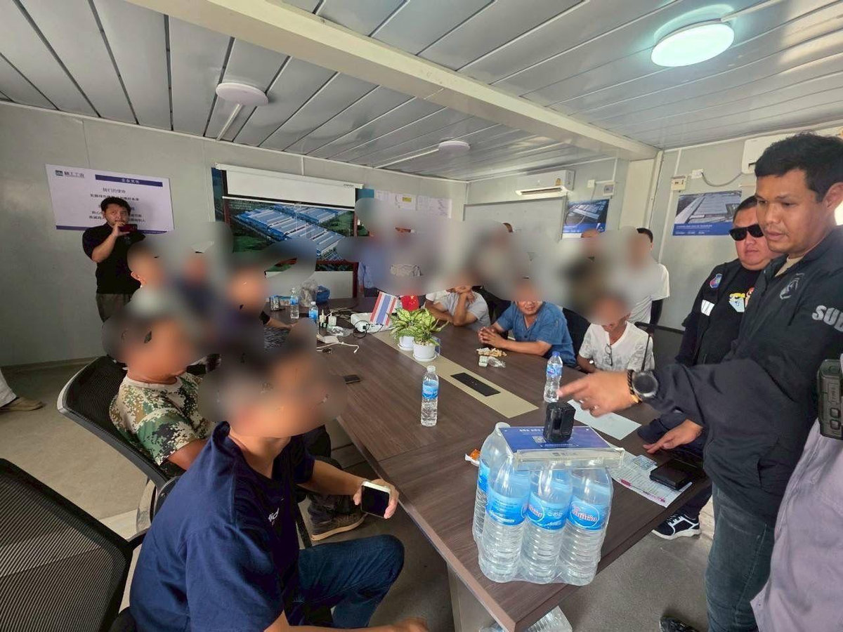 58 illegale Arbeiter in Chonburi verhaftet