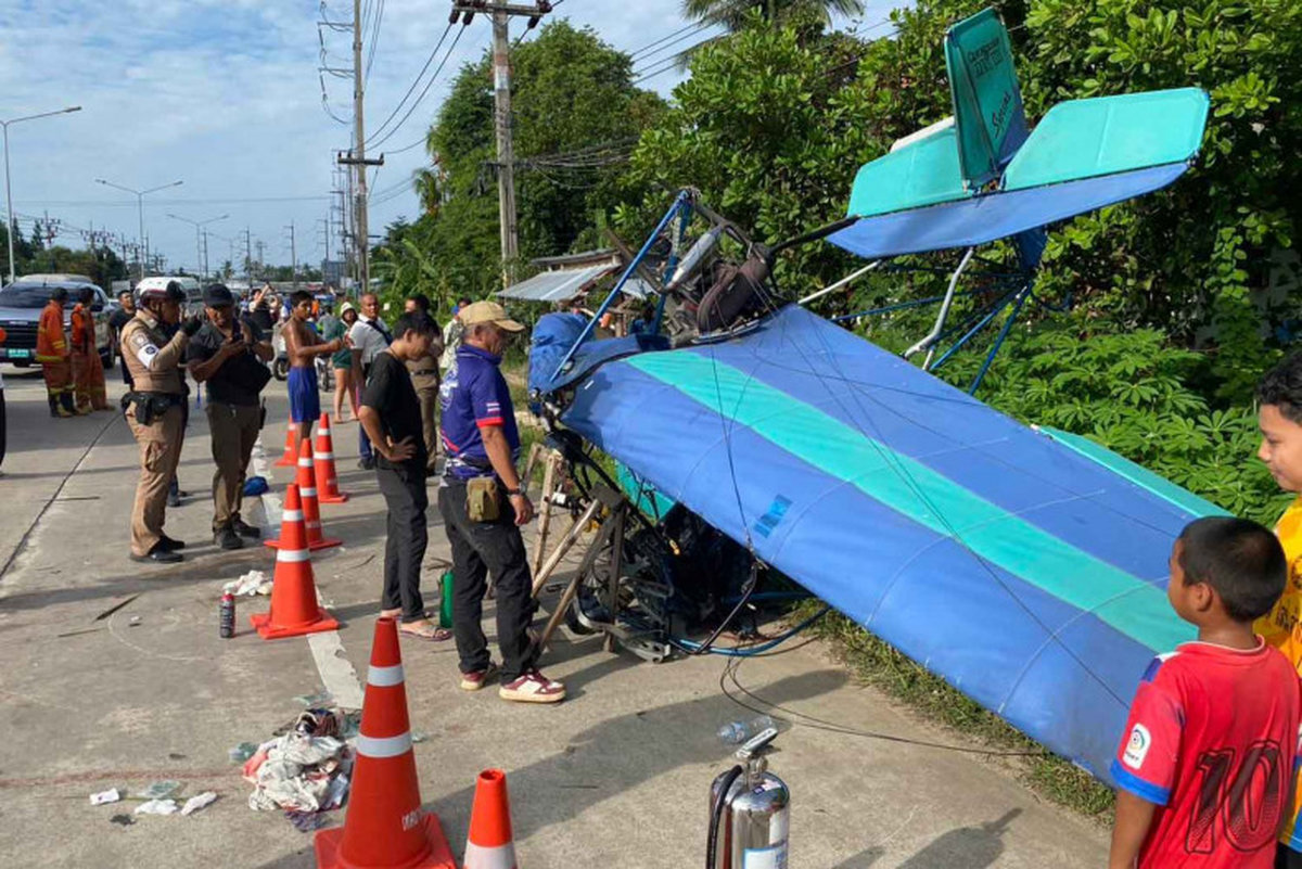 Thai und russischer Pilot bei Flugzeugabsturz verletzt