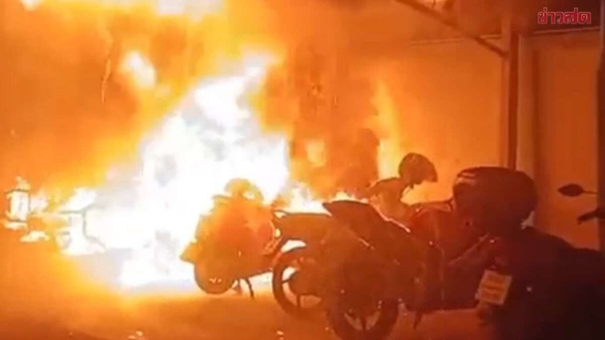 29 Motorräder bei Feuer zerstört