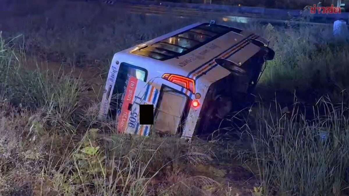 Bus-Unfall in Ayutthaya