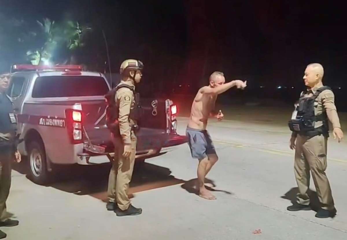 Chaos am Jomtien Beach durch betrunkenen Ausländer