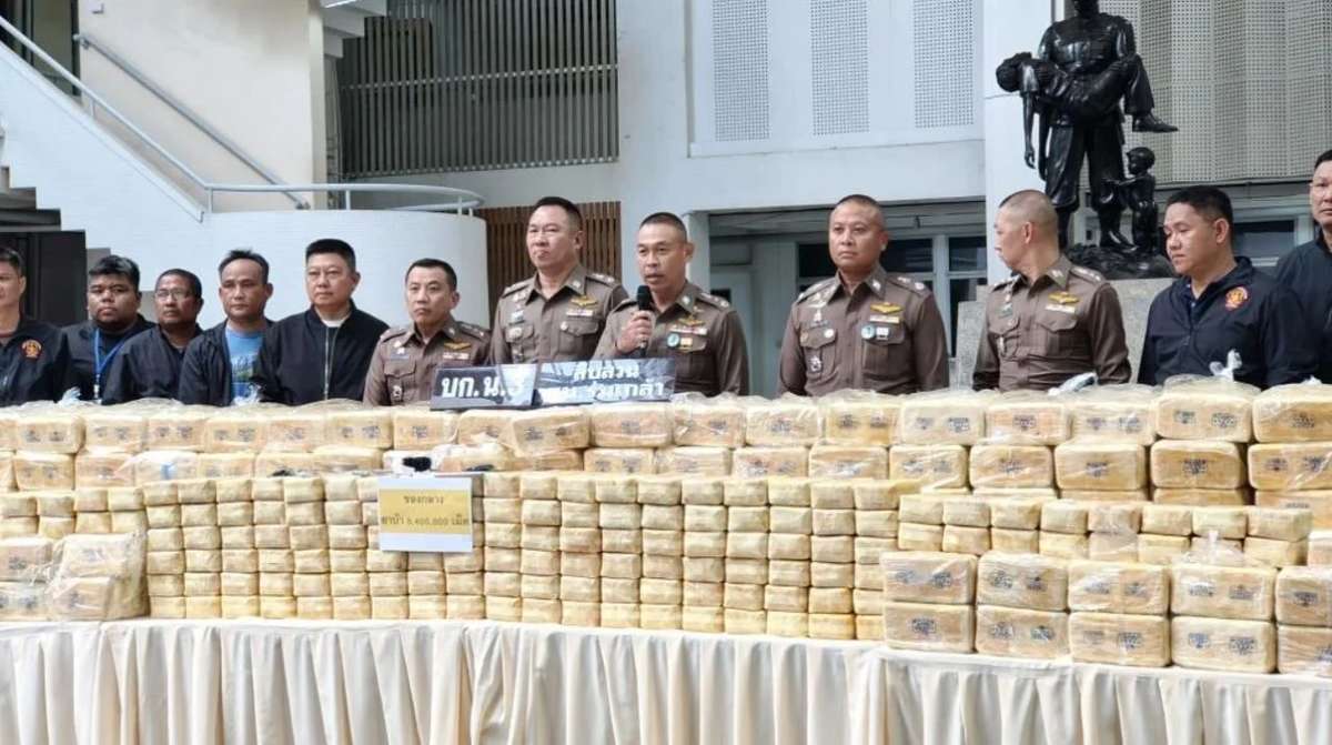 Mega-Fund: 200 Mio. Baht Drogen sichergestellt