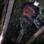 Motorradunfall: Ausländer stürzt in Abgrund