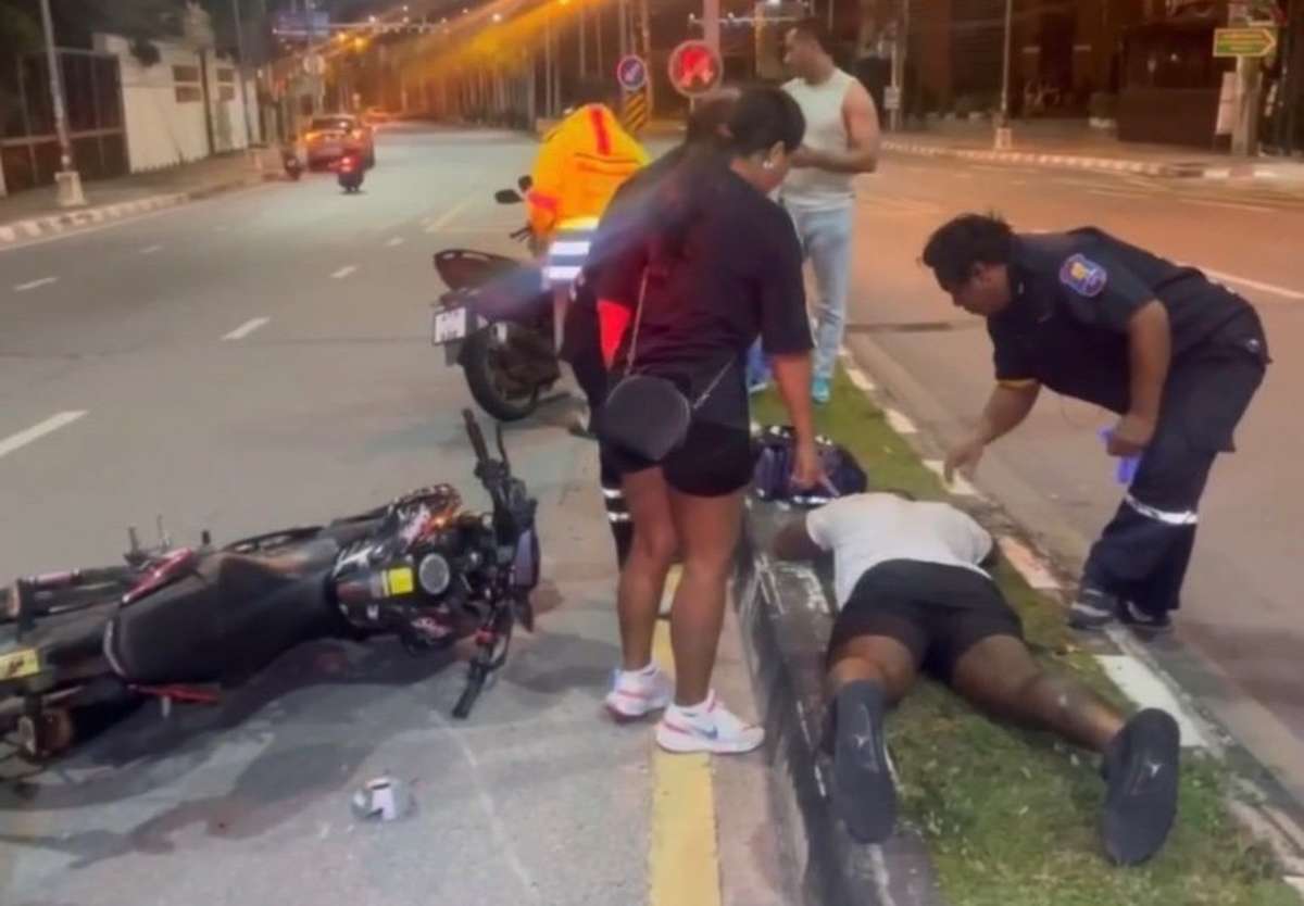 Pattaya: Amerikaner schwer gestürzt