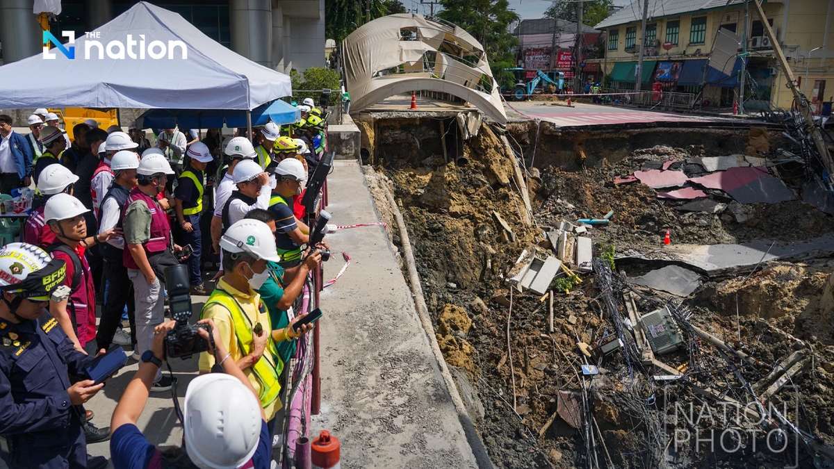 Reparatur gestoppt: Beton fließt in Tunnel