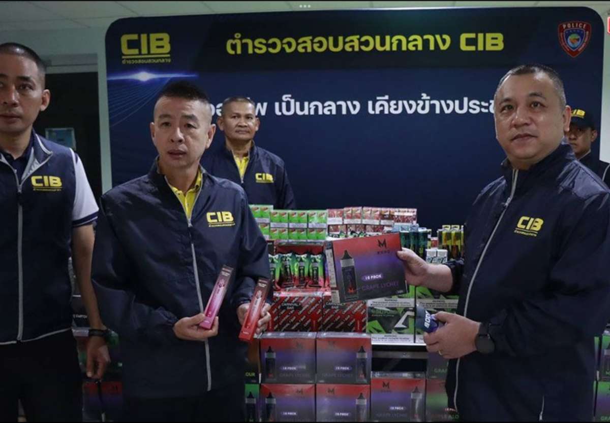 Tausende illegale Vapes in Bangkok