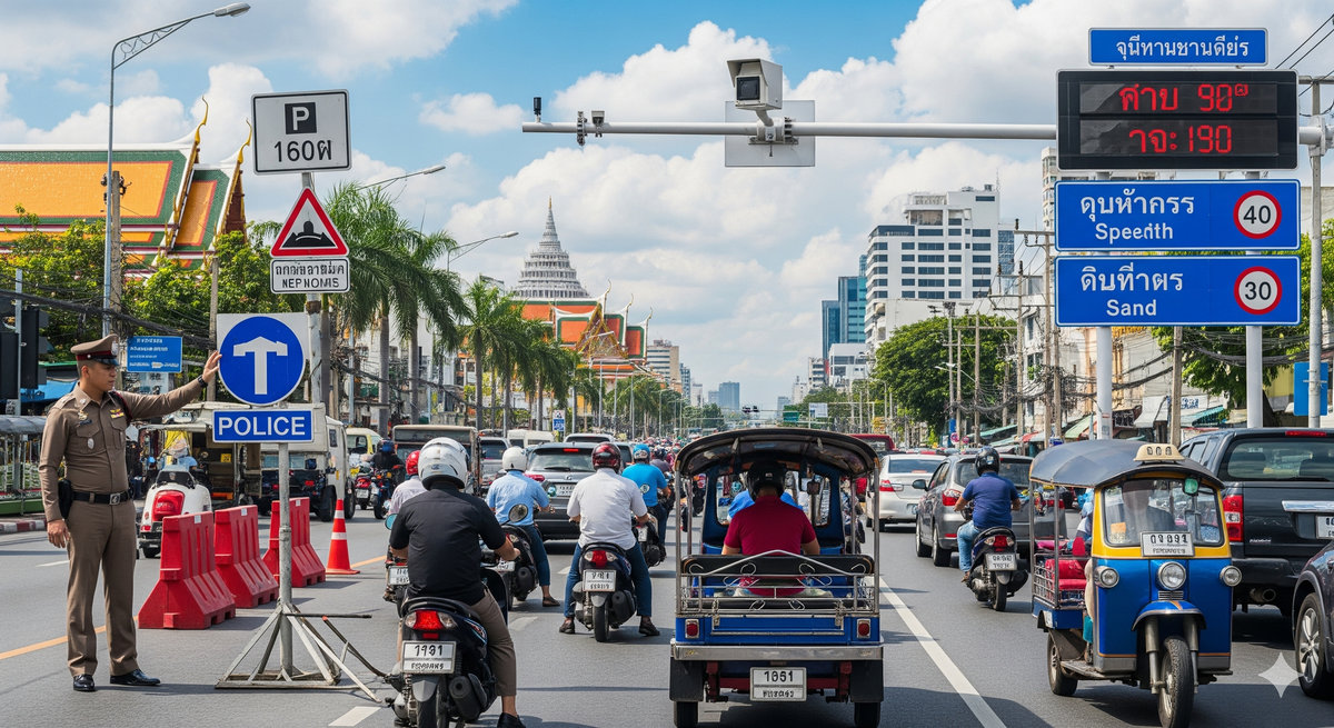 Thailand Verkehrschaos Thailand Verkehrschaos