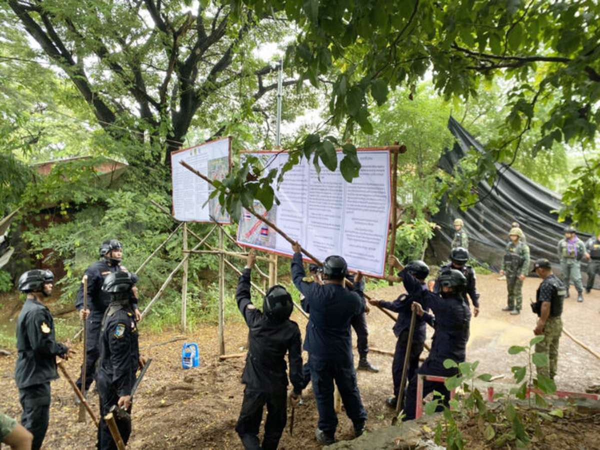 Ultimatum an Kambodschaner