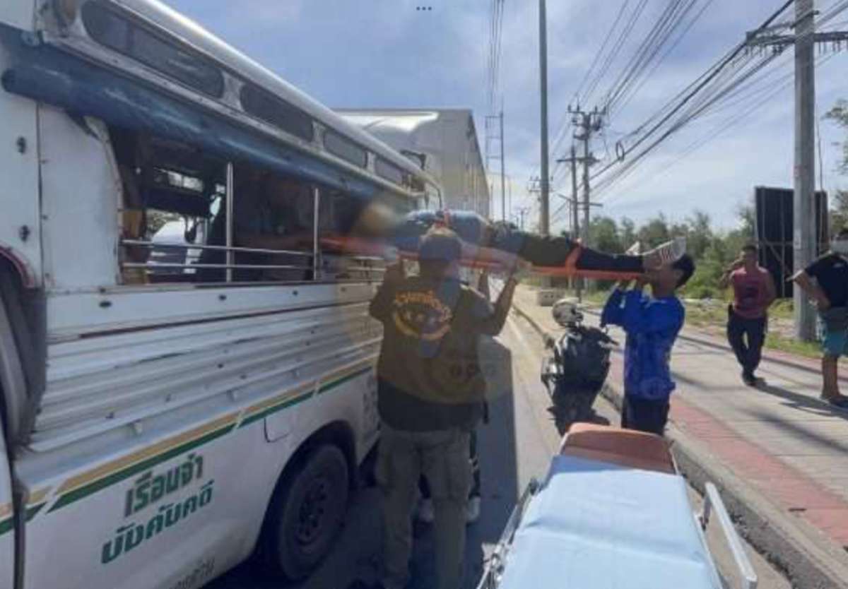 VIDEO: Schwerverletzte nach Songthaew-Unfall