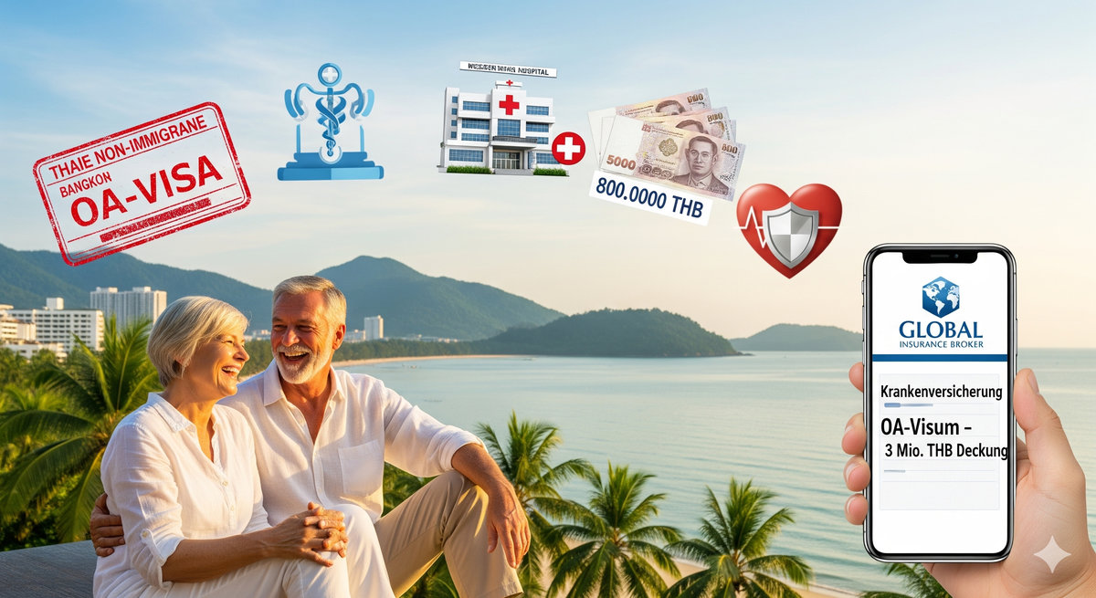 Visum und Krankenversicherung Thailand