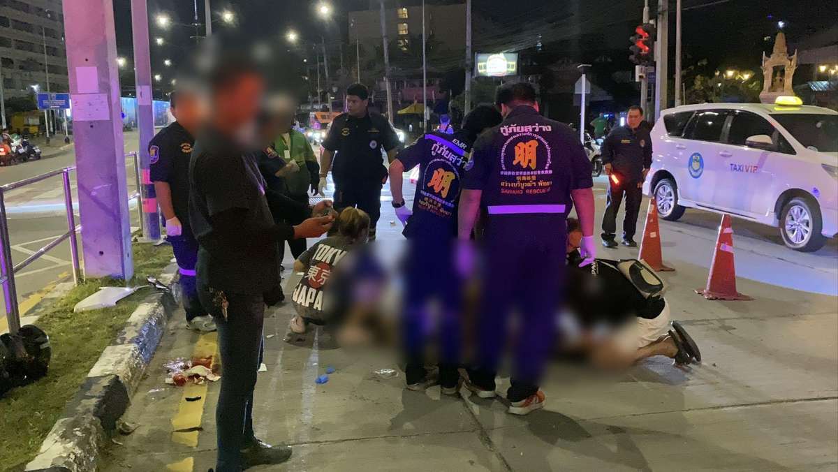 Crash in Pattaya: Russen und Thais betroffen