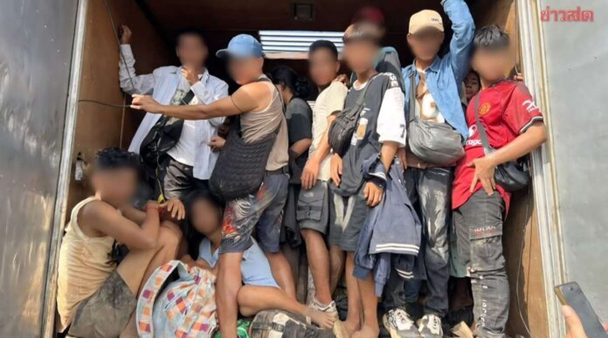 Laster mit 108 Migranten – bis zur Decke überladen!