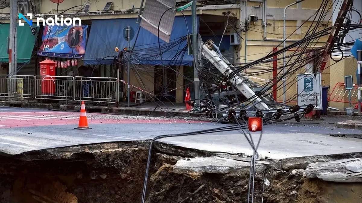 Neue Risse an Bangkoks Senkloch entdeckt