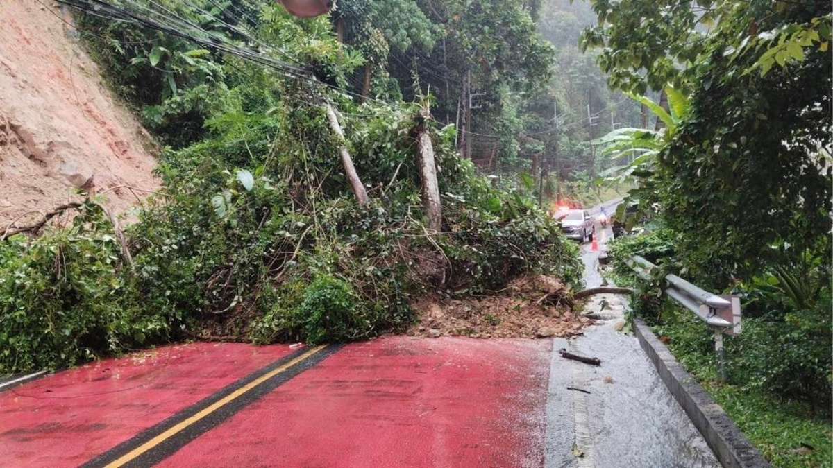 Regenchaos auf Phuket - Patong Hill blockiert!