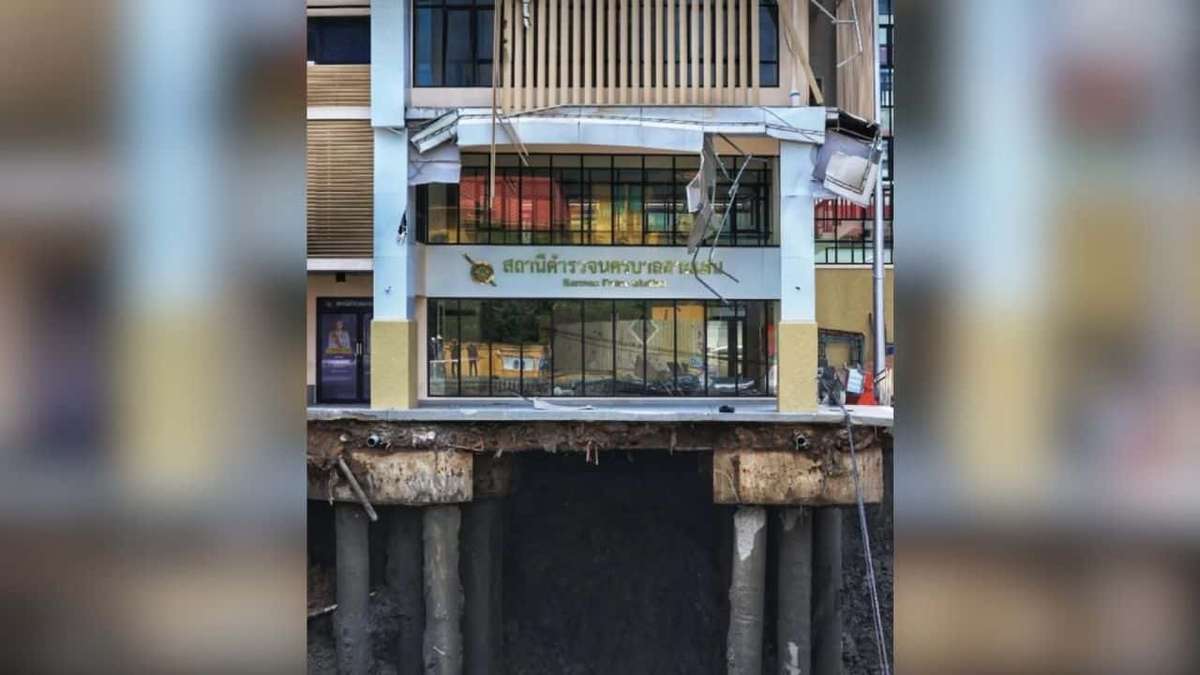 Riesiges Loch in Bangkok: Reparatur im Zeitplan