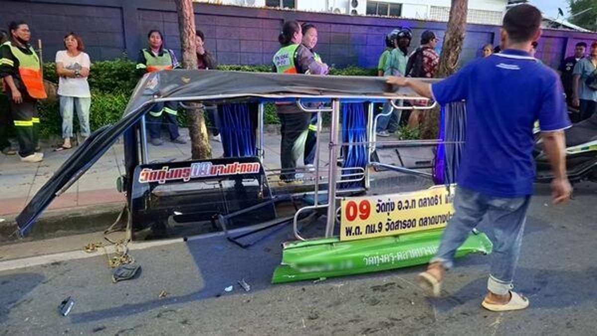 Tödlicher Taxi-Crash in Bangkok: 14 Opfer!