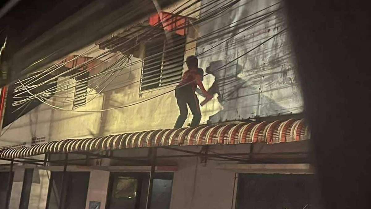 VIDEO: Ausländische Sprayer auf Dach in Phuket