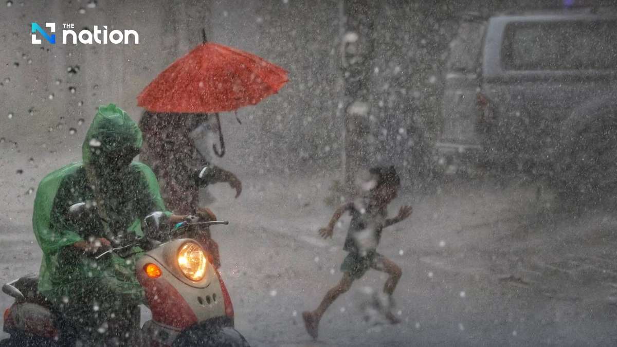 Vor "Wintereinbruch": Starker Regen in Thailand (Video)