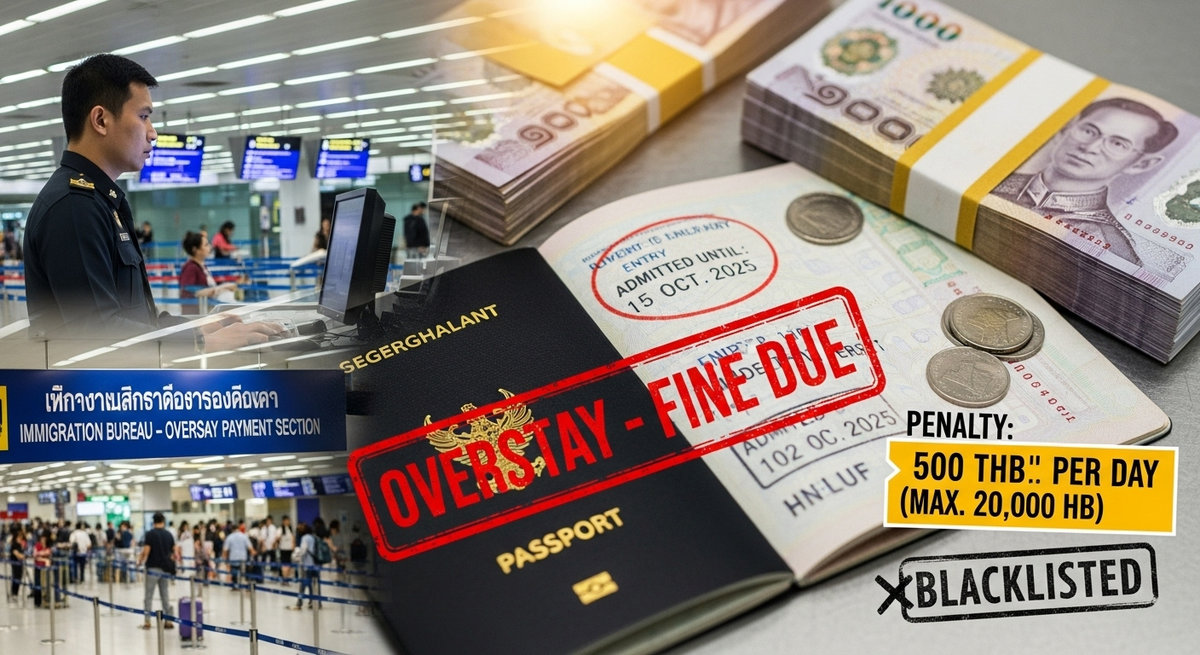 Aufenthalt überzogen: Abschiebung aus Thailand?