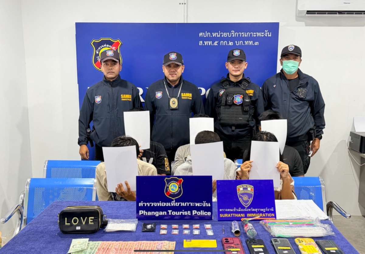 Koh Phangan: Meth, Yaba, Festnahmen von Ausländern