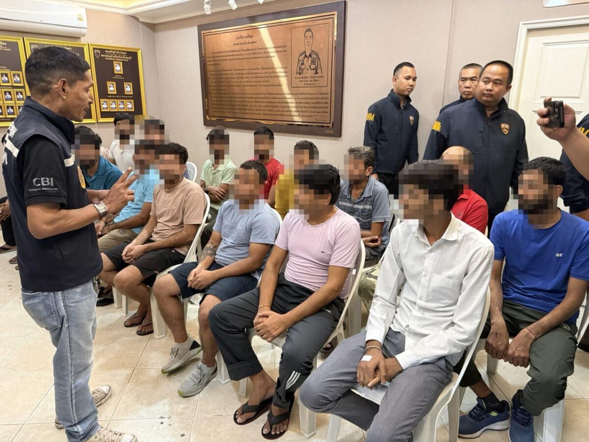 Overstay-Razzia in Pattaya: 17 Ausländer festgenommen