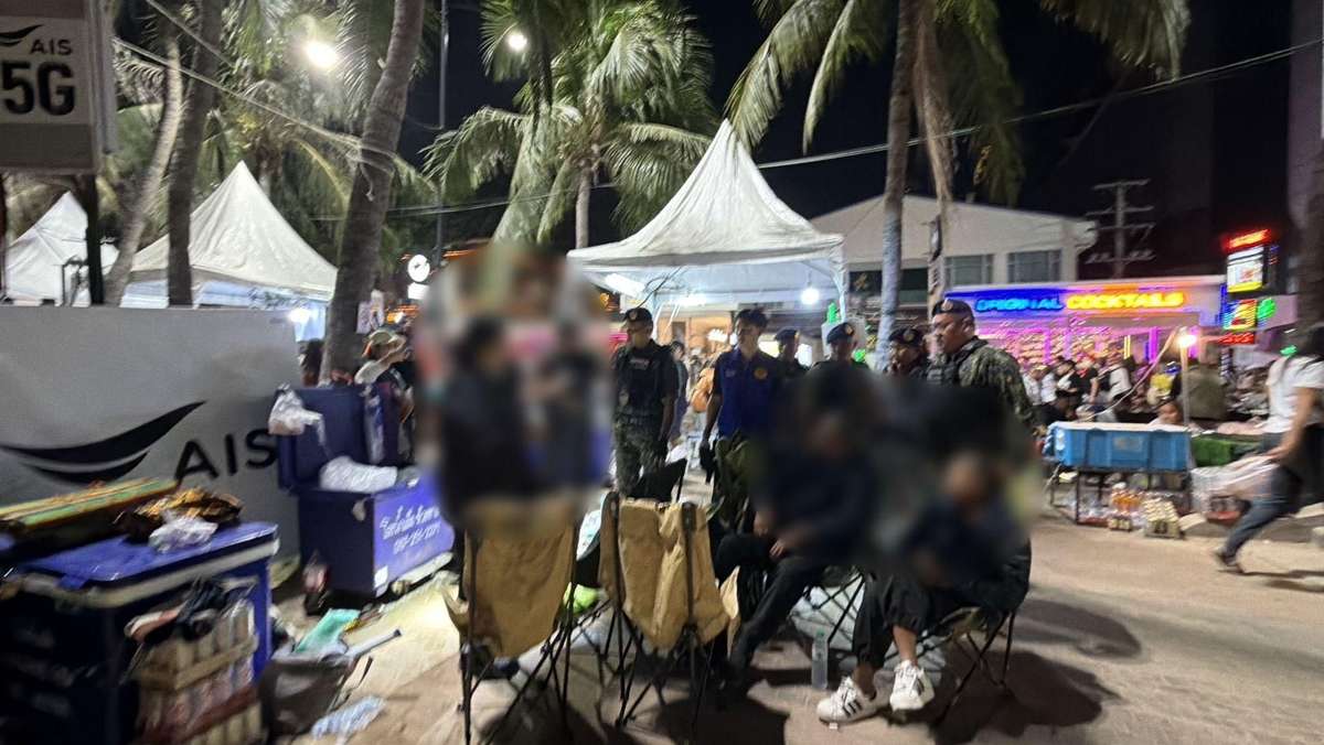 Pattaya: Alkohol-Razzia direkt am Strand